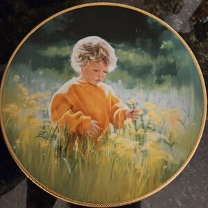 " A Time For Peace" 1989 50th Anniversary March of Dimes Commemorative Plate